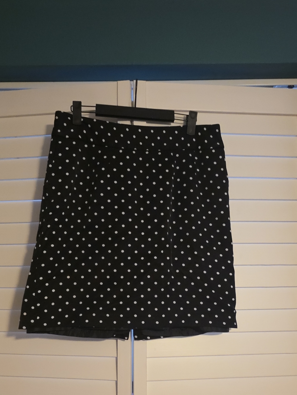 Merona Black Polka Dot Mini Skirt